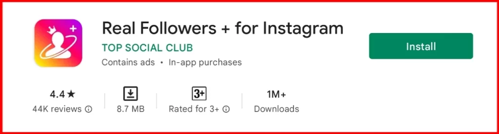 Real Followers + for Instagram