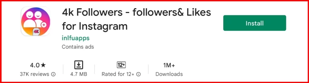 4K Followers - Followers & Likes for Instagram